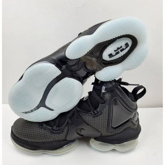 Nike LEBRON 19 Men's Basketball Shoes Black/Green Glow CZ0203-003 Size 9
